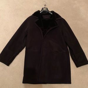 Suede coat by Genelli